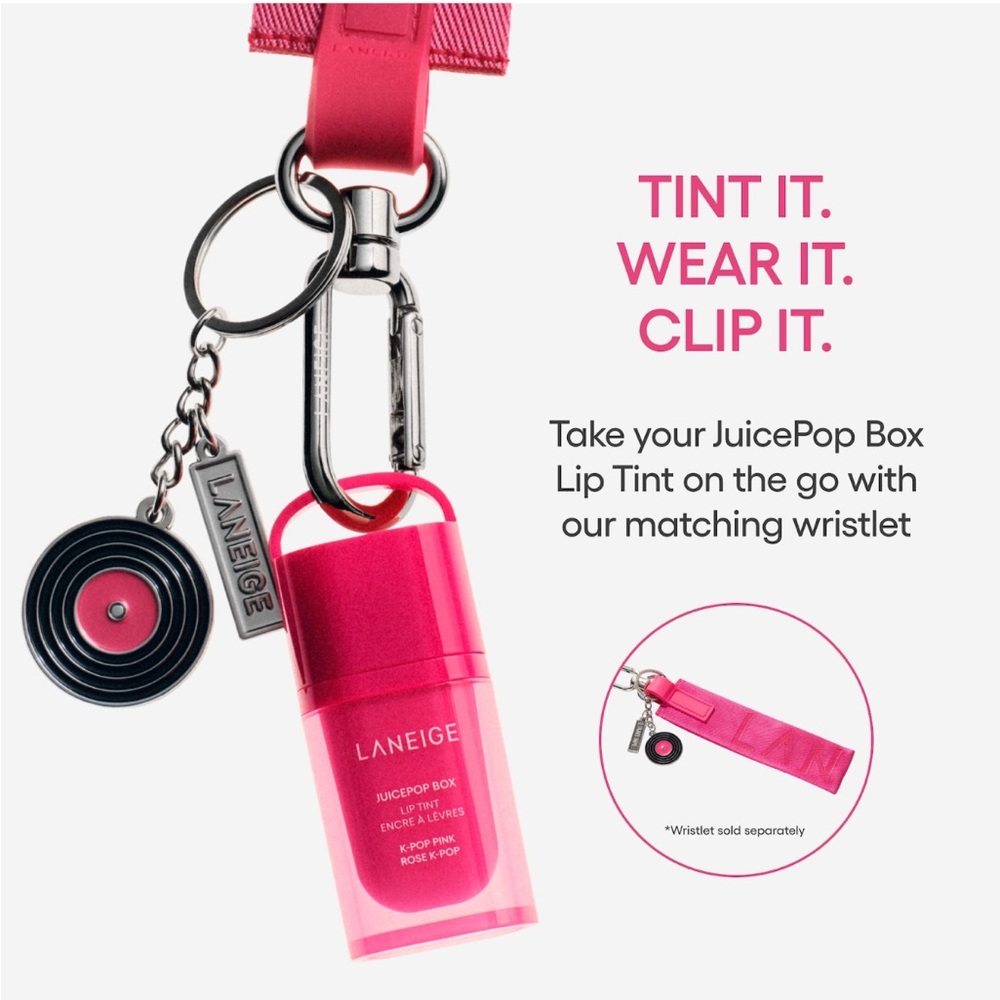 LANEIGEđź’§JuicePop Box Tinted Lip Oil infused Jazzy Jam Rosy Brown NWOB - Picture 4 of 8